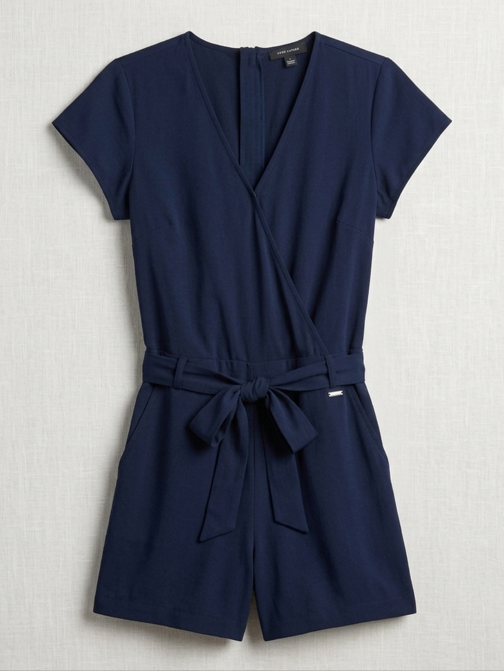 Armani Exchange Navy Blue Shorts Jumpsuit Romper Sz 0